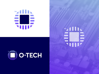 O-Tech - Logo Design branding chip crypto data fintech identity design infrastructure lettermark logo logo design logo design branding logo tech monogram o o tech service software symbol tech technology