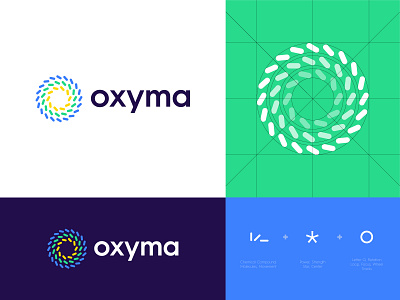 Oxyma - Visual Identity abstract africa branding car dispenser fuel gas station icon identity logo logo design max monogram moroccan morocco oil omax performance subbrand symbol