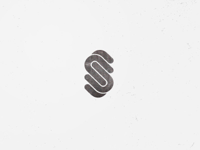 SS Monogram. black clean identity logo mark s shape ss texture wip