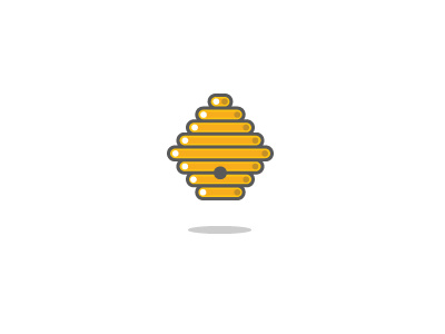 Hive icon. bee hive icon logo
