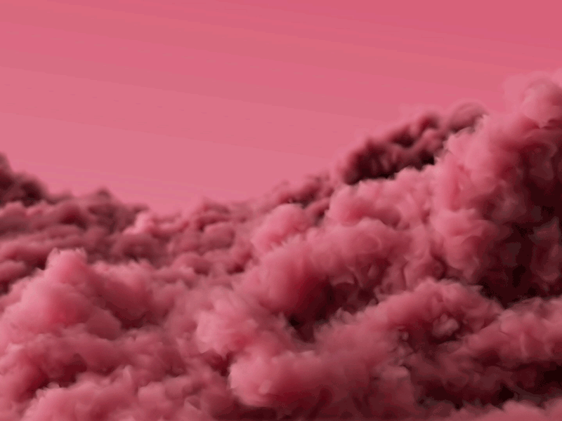 SelfSci Smoke Animation 3d 3danimation abstract animation cgi cinema4d design dust pink simulation smoke