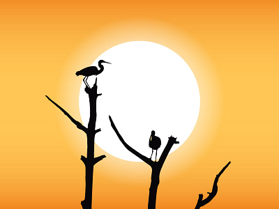 So long king... bird fauna forest illustration illustrator vectors wild