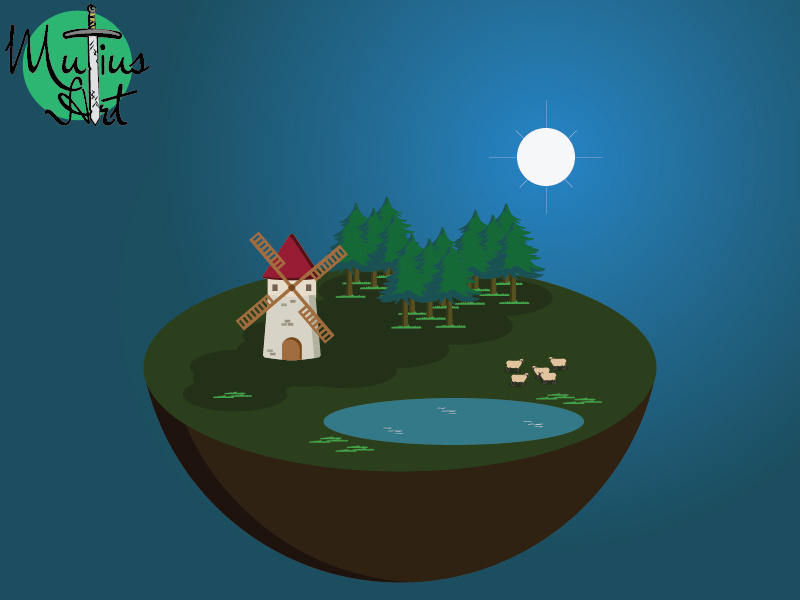 Peace Land... by César Muziotti on Dribbble
