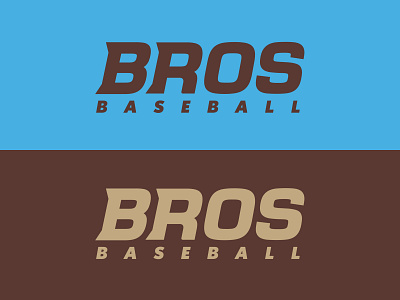 The Bros Wordmark & Branding Guide apparel baseball branding branding guide caps design hats jerseys logo sports style guide swag typography uniform