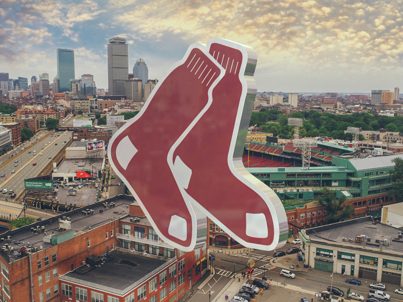 Beantown baseball branding cinema4d c4d sports logo fenway park mlb red sox boston