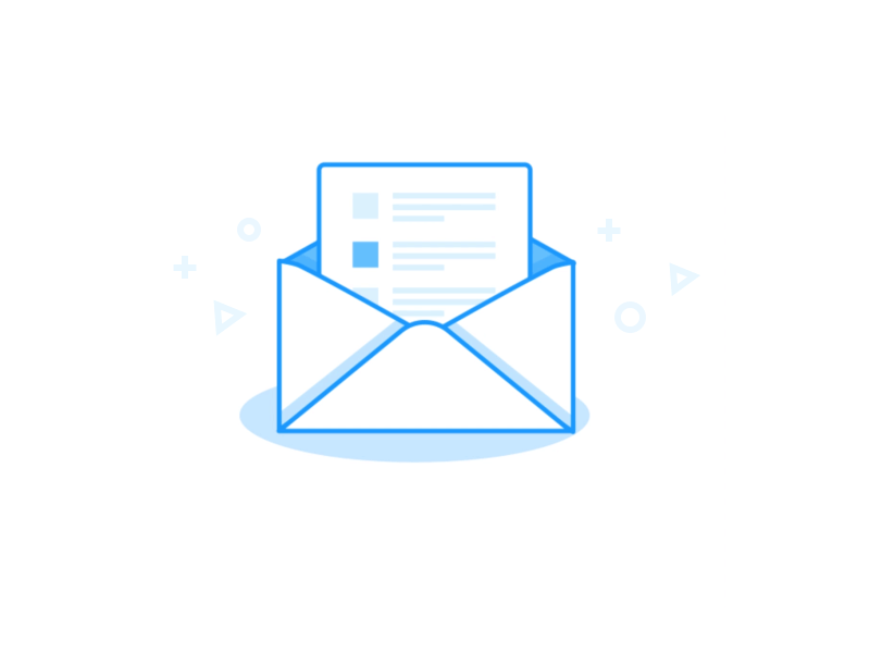 Email sent successfully animation confirmation email envelope mail