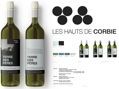 Branding: Les Hauts de Corbie (winery)