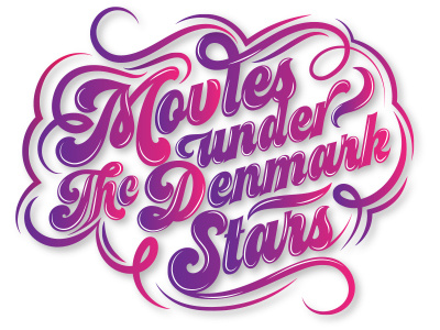 Moonlight Cinema branding film festival font logo logotype moonlight cinema movie movies type typeface typography vector