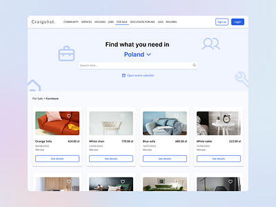 Craigslist Redesign Concept