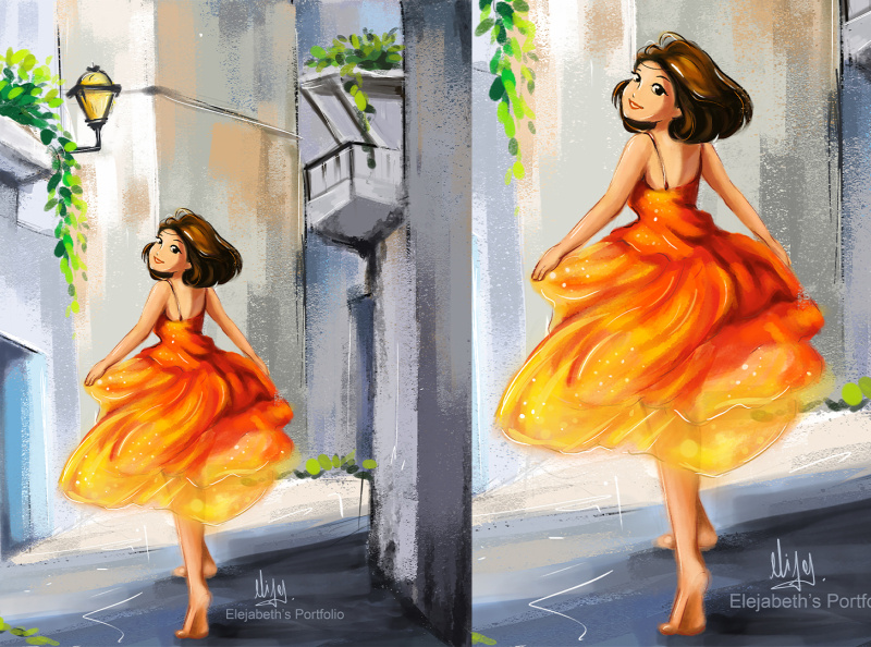 Dancing! by Elejabeth Gomes on Dribbble