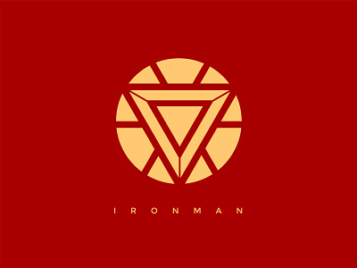 IronMan Poster avengers design illustration ironman ironmanheart marvel marvel studio minimal stark tony tonystark typography vector