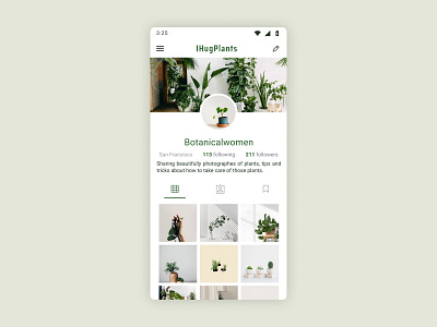 IHugPlants UI Design app design figma green kethu minimal mobile design plantagram plantapp plants typography ui ux vector yashaswikethu