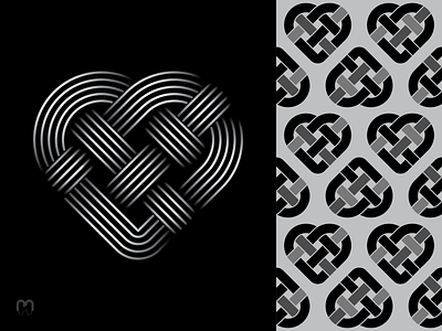 Celtic Heart Logo Design celtic celtic knot fabric pattern heart logo intertwined irish knots knotwork logo design logos logotype mithology norse pattern scottish traditional art