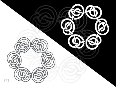 Celtic knot logo design