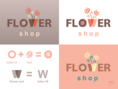 Flower Shop Logo design