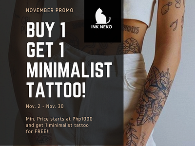 November Promo design tattoo