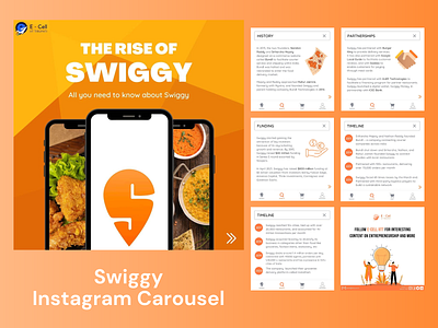 Swiggy Instagram Carousel branding design fooddelivery graphic design instagram instagramcarousel instagrampost marketing socialmedia swiggy