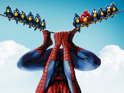 Spidey VS. The Birds