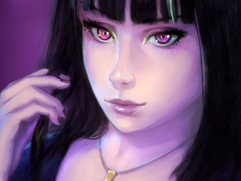 Chiyuki - portrait study by Oliver Wetter on Dribbble