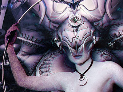 Mystique - The Sideshow Queen dark drc fantasy figurative halloween illustration portrait sideshow surreal