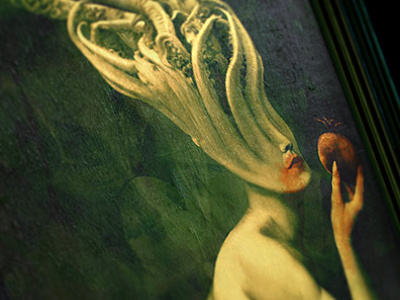 Call Of Cthulhu call of cthulhu creature dark digital painting h.p.lovecraft. lovecraftian macabre mixed media tentacle