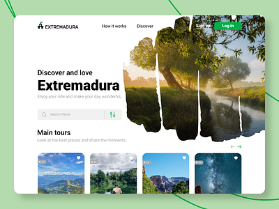 Extremadura Web | Spain badajoz branding design extremadura illustration spain tour tourism ui web web design