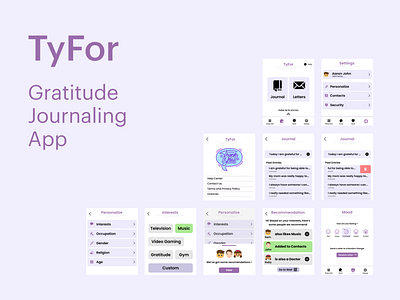 TyFor - Gratitude Journaling App