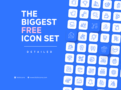 Koloicons – 3000+ Free Icon Set design flat graphic design icons illustration vector