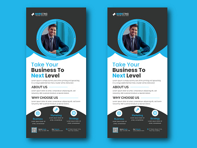 Modern Business Rack Card or DL Flyer Template