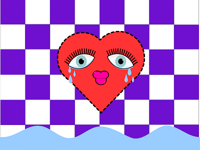 crying heart icon