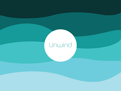 Unwind Branding Mockup advertising brand branding design flat graphic icon logo relax