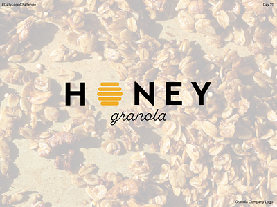 Day 21 - Logo Challenge brand branding daily logo daily logo challenge design flat granola logo graphic graphic design honey honey logo icon illustration illustrator logo logo design vector