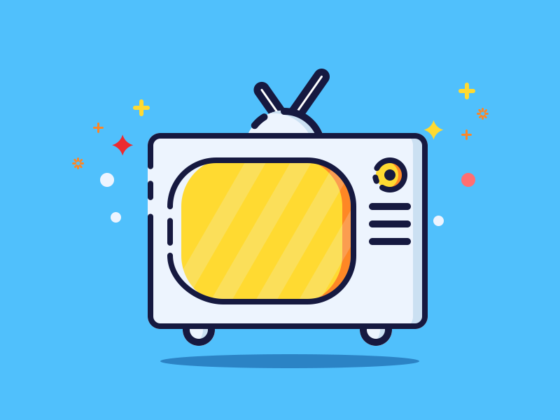 TV by XW on Dribbble