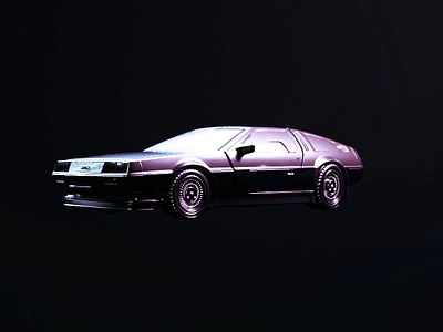 The Delorean 3d after effects animation back to the future car cinema 4d daily delorean destruction iridescent mcfly nft nfts octane octanerender