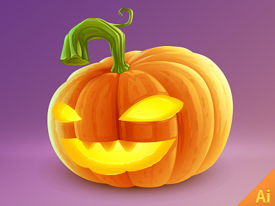 Pumpkin Jack ericons funny halloween icon illustration illustrator kolopach monster pumpkin pumpkin jack vector