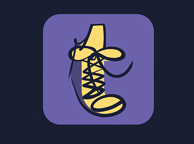 Shoe with Shoelaces Tumblr App Icon