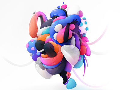 Trash Beauty abstract cartoon character concept design illustration nft superrare vector zutto