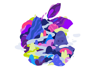 Apple Logo apple illustraion logo vector zutto