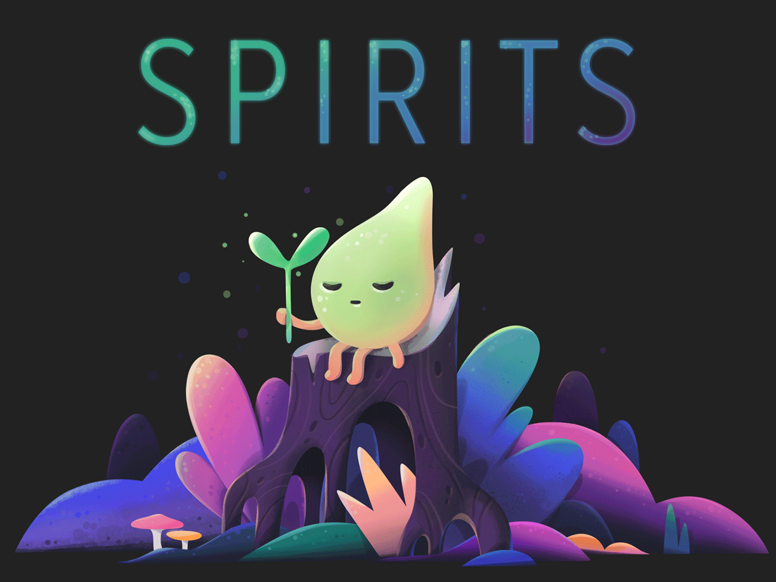 spirits animation cartoon character illustration zutto