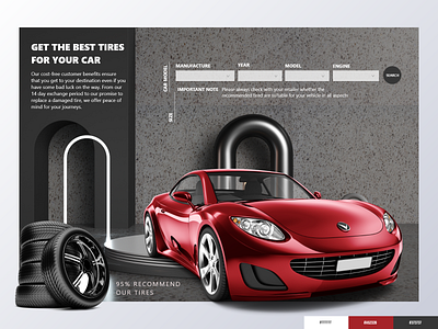 Vehicle Tire Selling Trade Landing Page car design landing new selling tires ui uiux vehicle website