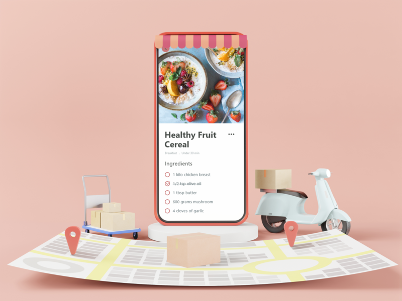 Resturent Delivery App color palette delivery design food healthy illustration new resturent ui uiux
