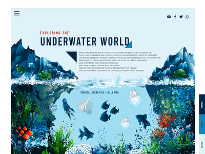 Underwater World Aquarium Landing Page