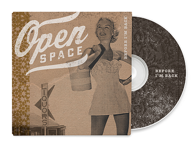 Open Space Album Design album band cd design halftone logo music packaging screenprint texture vintage