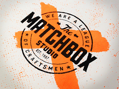 Matchbox Screenprint branding design identity illustration poster