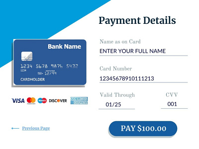 Credit Card Checkout Page #DailyUi #002 002 checkout dailyui 001 graphic design webdesign