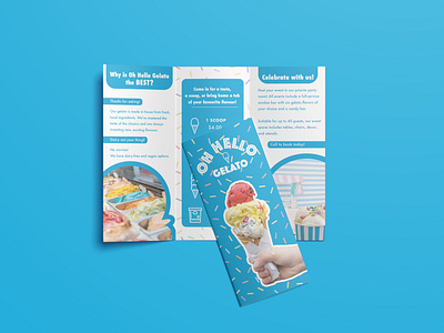 Ice Cream Brochure Branding