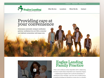 Eagles Landing Family Practice - Homepage WIP
