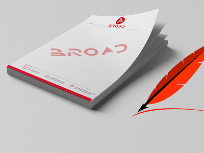 Letterheads branding design flyers ui