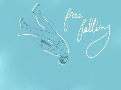 Free Falling design illustration minimal