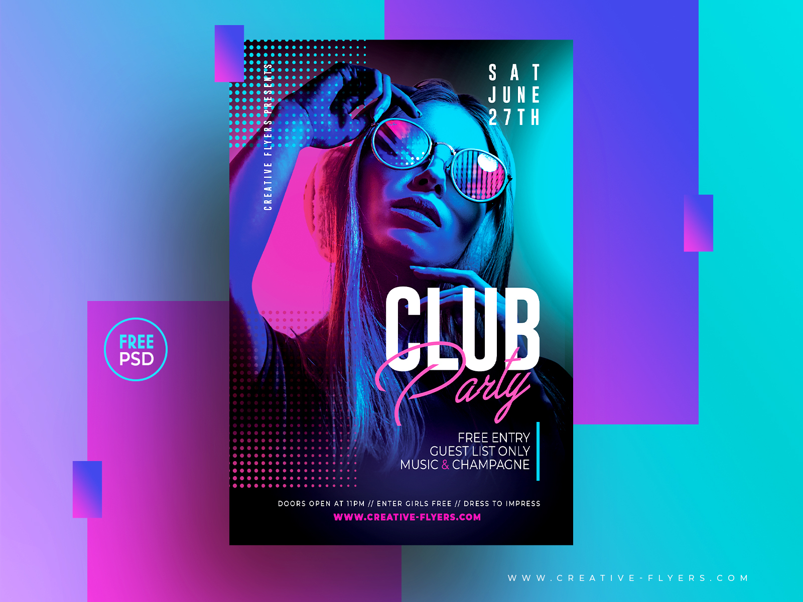 poster photoshop template free download